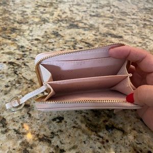 Tory burch light pink small wallet.
